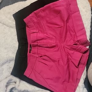 2 pairs of super cute h&m shorts fit really nice pink and black pair available